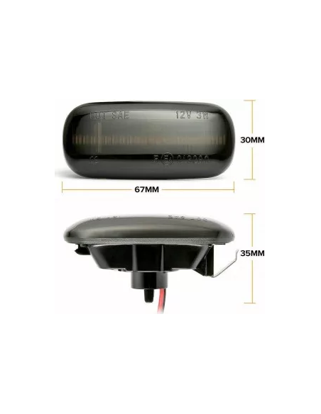 Set 2 Dynamic LED Wing Indicators Leon, Cordoba, Ibiza, Toledo