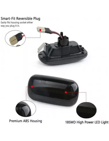 Set 2 Dynamic LED Wing Indicators Leon,...