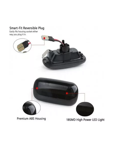 Set 2 Dynamic LED Wing Indicators Leon, Cordoba, Ibiza, Toledo