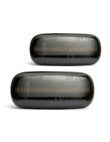 Set of 2 Dynamic Smoke LED Wing Indicators for...