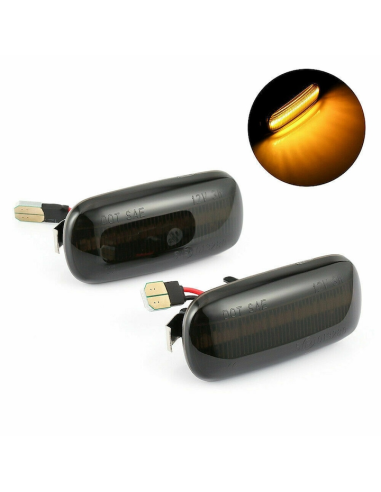 Set of 2 Dynamic Smoke LED Wing Indicators for...