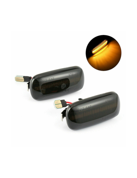 Set of 2 Dynamic Smoke LED Wing Indicators for Audi A2, A3, A4, A6, A8, TT, Allroad