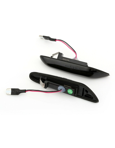 Set of 2 LED Wing Indicators with Smoke Glass...