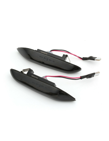 Set of 2 LED Wing Indicators with Smoke Glass...