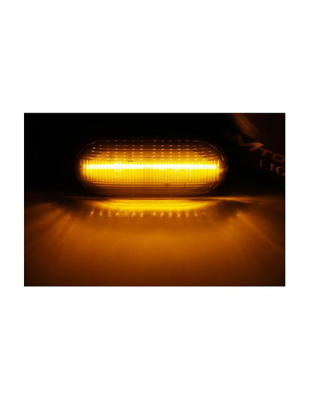 Set of 2 Smoke LED Wing Indicators for VW Golf 3, 4, Bora, Passat, Sharan, Polo