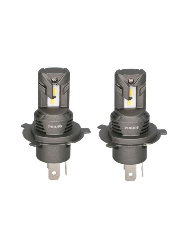Set of 2 H4/H19 Philips Ultinon Classic 12V LED...
