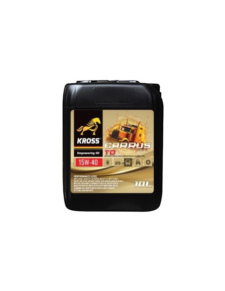 Semi-synthetic motor oil KROSS Carrus TD 15W40, 10L