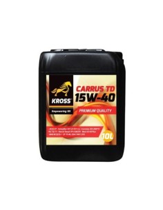 Ημι-συνθετικό λάδι κινητήρα KROSS Carrus TD 15W40, 10L 2