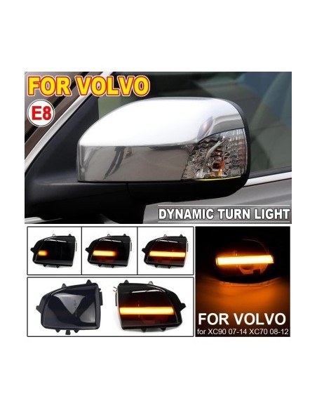 Set of 2 Dynamic LED Mirror Indicators for Volvo XC90, XC70