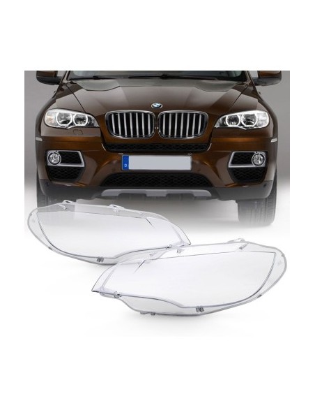 Σετ 2 γυάλινων φαναριών για BMW X6 E71 (2008 - 2014)