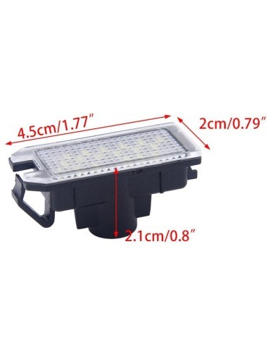 Set of 2 LED License Plate Lights for Jeep...