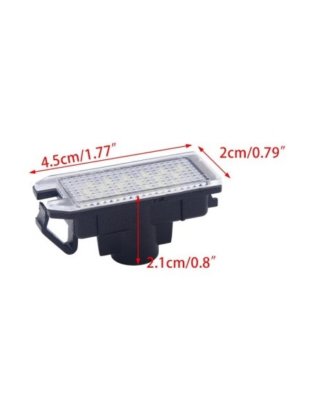 2 db LED szám lámpa készlet Jeep Compass, Patriot, Grand Cherokee számára