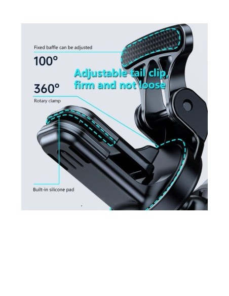 MagSafe Magnetic Car Mount with 15W Qi Fast Charge Wireless Charging QC3.0 - CWCPH-MG1