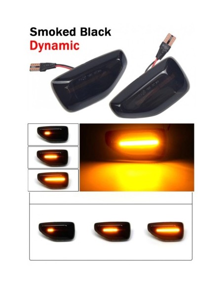 Set 2 Dynamic Side Indicators for Dacia Duster 2, Logan 2, Sandero 2