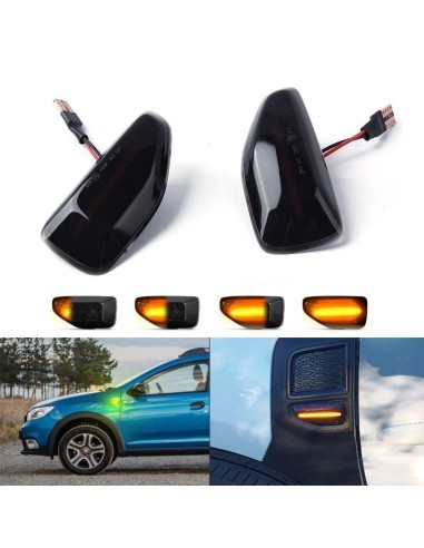Set 2 Dynamic Side Indicators for Dacia Duster...