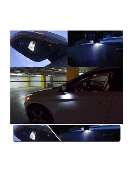 Λάμπες LED Undermirror για Volvo XC90, S40, S60, S80, V50, V70, XC70, C30, C70
