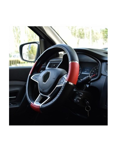 Luxury Steering Wheel Cover Red, 37-39cm, U,brella