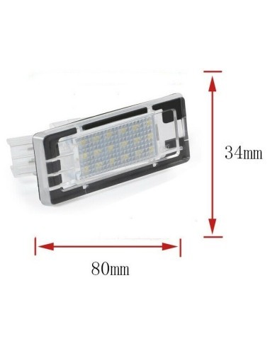 Σετ λαμπτήρων πινακίδας LED για Renault Espace,...