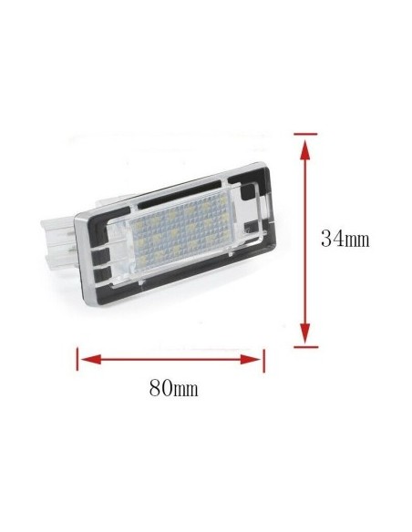 Σετ λαμπτήρων πινακίδας LED για Renault Espace, Scenic, Laguna II KGO