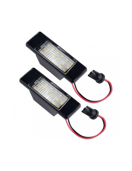 Set of 2 LED license plate lights for Nissan Qashqai, Juke, X-Trail