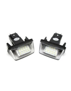 LED license plate lights for PEUGEOT 206, 207, 306, 406,...