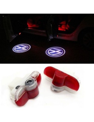 Set of 2 Door Logo Projectors for VW Caddy,...