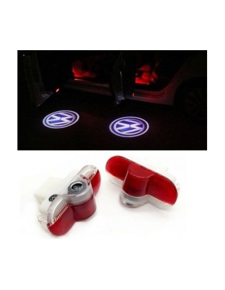 Set of 2 Door Logo Projectors for VW Caddy, Touran, Bora