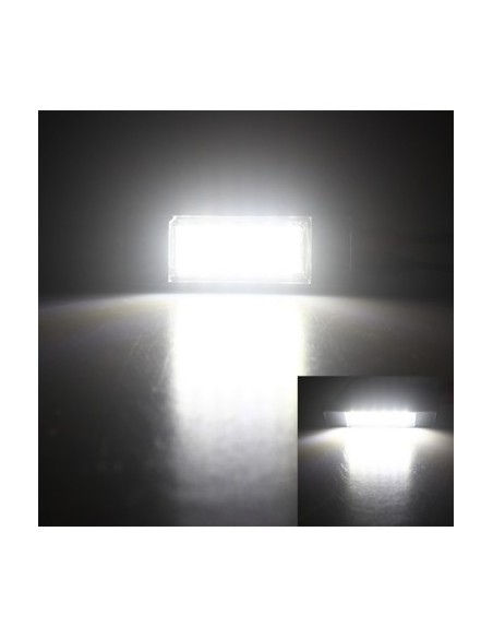 Set 2 Number Led Lamps for Citroen C2, C3, C4, C5, C6, C8
