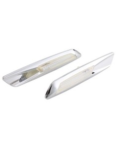 Set of 2 Chrome LED Wing Indicators for BMW F10, E60,...