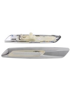 Σετ 2 Σηματοδότες Φτερού Led Χρωμιωμένοι για BMW F10,... 2
