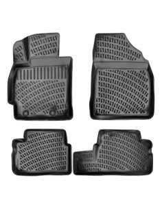 Rubber mat set type tray for Toyota Auris I 2006-2012