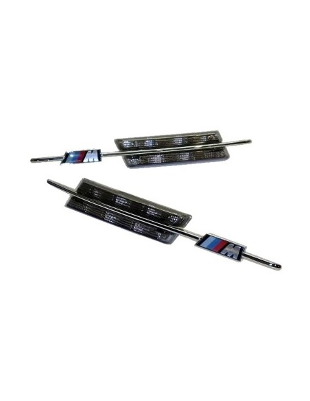 Set of 2 LED Wing Indicators Smoke Look for BMW E90, E91, E92, E93