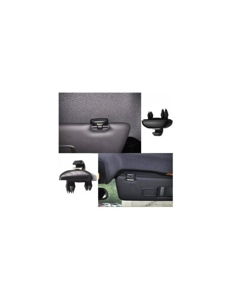 Set 2 cleme suport parasolar συμβατές με Volkswagen, Audi, Skoda, Μαύρο