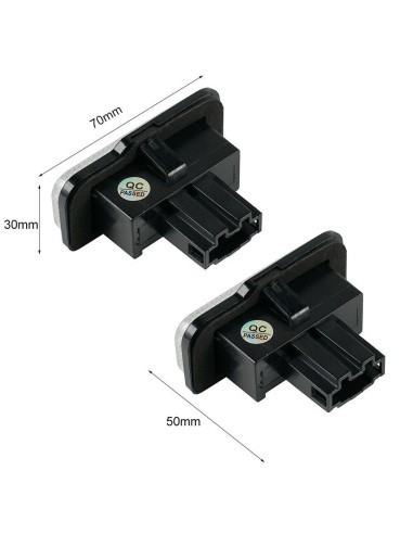Set of 2 LED Number Lamps for Tesla Model S