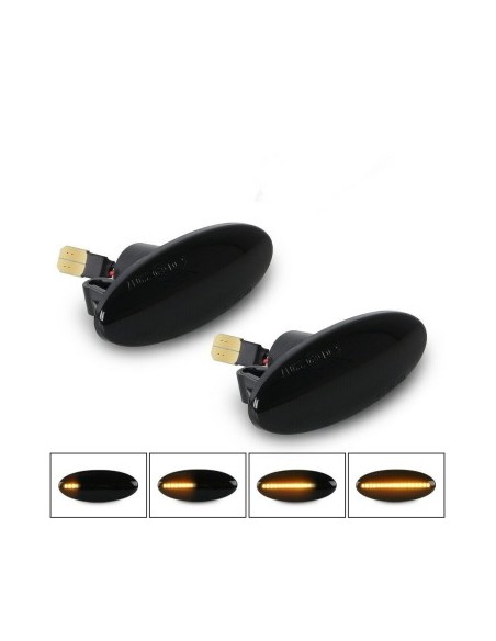 Set of 2 Dynamic LED Wing Indicators for Smart ForFour W453 2014-2019