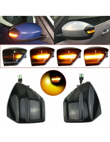 Set of 2 Dynamic LED Mirror Indicators for Ford...