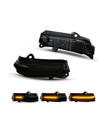Set of 2 Dynamic LED Mirror Indicators for Ford Mondeo MK5, Fusion MK2