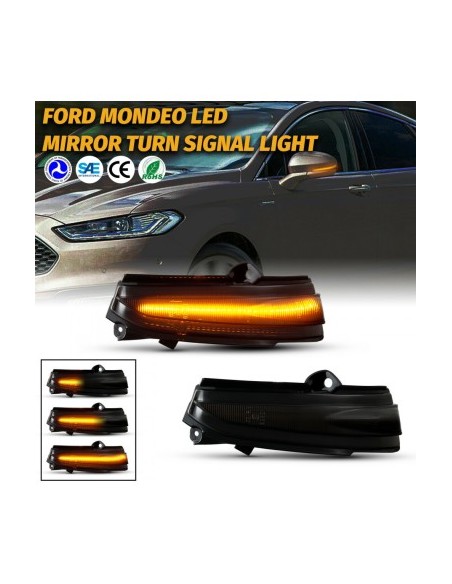 Σετ 2 Σηματοδότες Led Καθρέφτη Δυναμικοί Ford Mondeo MK5, Fusion MK2