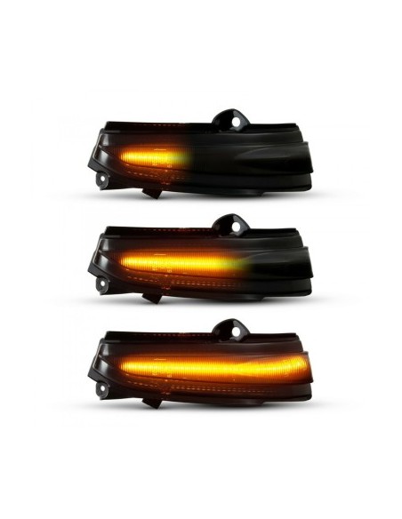 Set of 2 Dynamic LED Mirror Indicators for Ford Mondeo MK5, Fusion MK2