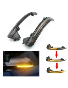 Set of 2 Dynamic LED Mirror Indicators for Audi A6 4G C7... 2