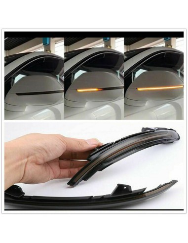 Set of 2 Dynamic LED Mirror Indicators for Audi...