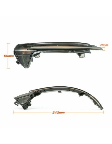 Set of 2 Dynamic LED Mirror Indicators for Audi...