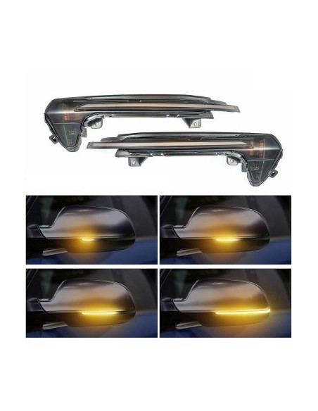 Set of 2 Dynamic LED Mirror Indicators for Audi A6 4G C7 2012-2018