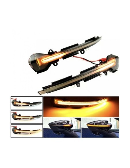 Σετ 2 Σηματοδότες Led Καθρέφτη Δυναμικοί για Seat Leon, Ibiza, Arona
