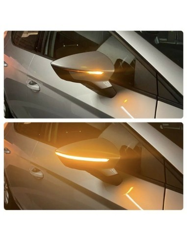 Σετ 2 Σηματοδότες Led Καθρέφτη Δυναμικοί για...