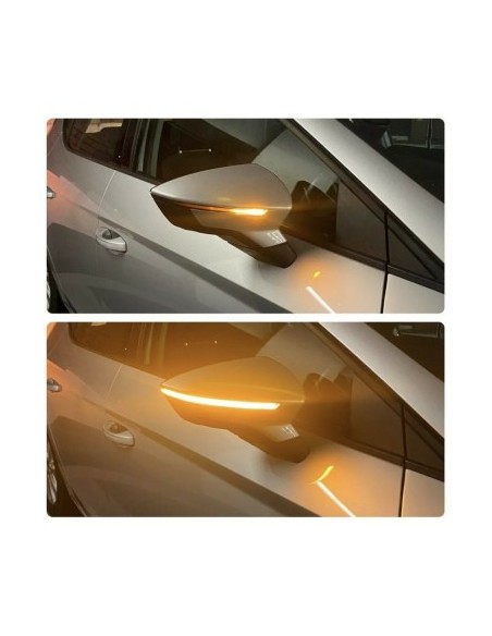Σετ 2 Σηματοδότες Led Καθρέφτη Δυναμικοί για Seat Leon, Ibiza, Arona