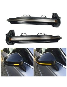 2 db Dinamikus LED Tükör Jelző Audi A4 B9 2016-2019-hez