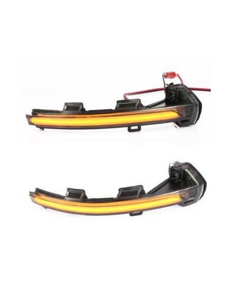 Set of 2 Dynamic LED Mirror Indicators compatible with VW Passat B8, Golf 8, Arteon