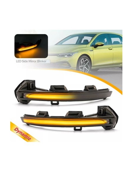 2 darab Dinamikus LED Tükörindex készlet VW Passat B8, Golf 8, Arteon kompatibil