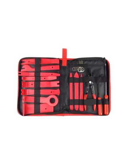 16-piece tool accessory kit for upholstery removal, ceiling lights, lamps, car interior accessories